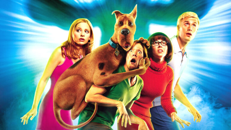 Scooby-Doo Sarah Michelle Gellar, Scooby Doo, Matthew Lillard, Linda Cardellini, Freddie Prinze Jr., 2002