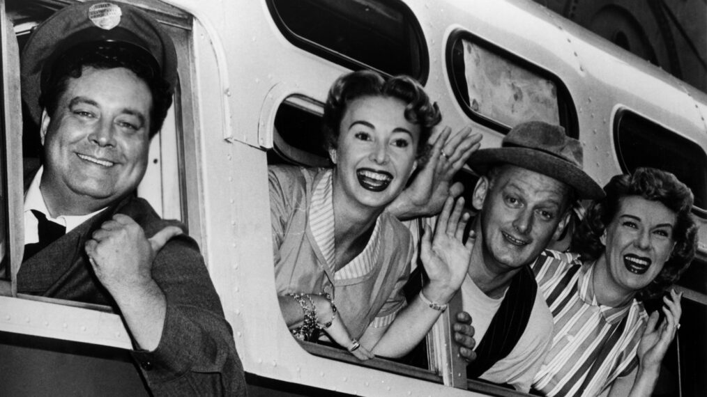 The Honeymooners Jackie Gleason, Audrey Meadows, Art Carney, Joyce Randolph, 1955-56