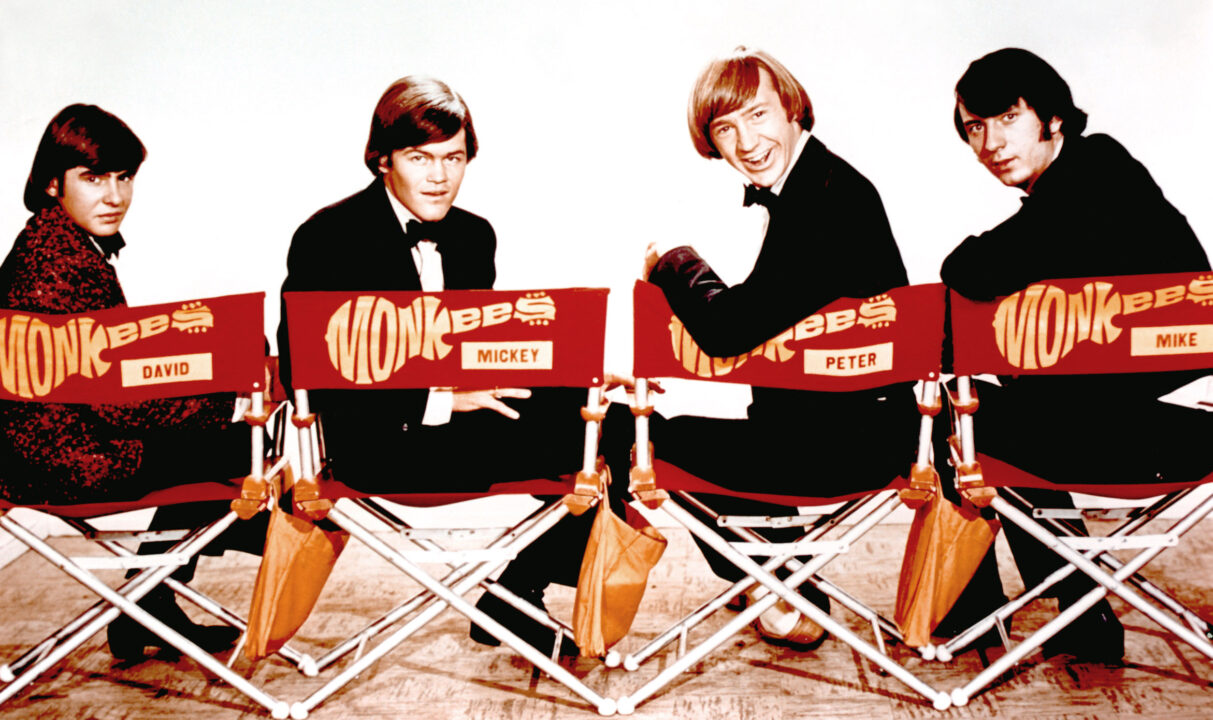 Monkees Davy Jones, Mickey Dolenz, Peter Tork, Michael Nesmith, 1966-68