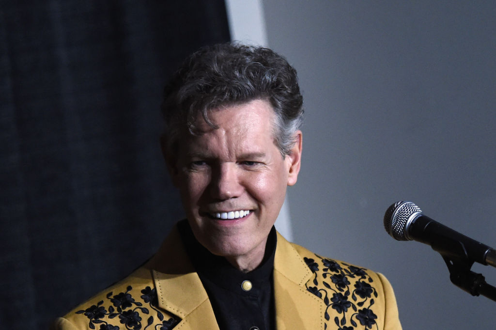 Randy Travis speaks at a press conference during 1 Night. 1 Place. 1 Time: A Heroes & Friends Tribute to Randy Travis at Bridgestone Arena on February 8, 2017 in Nashville, Tennessee