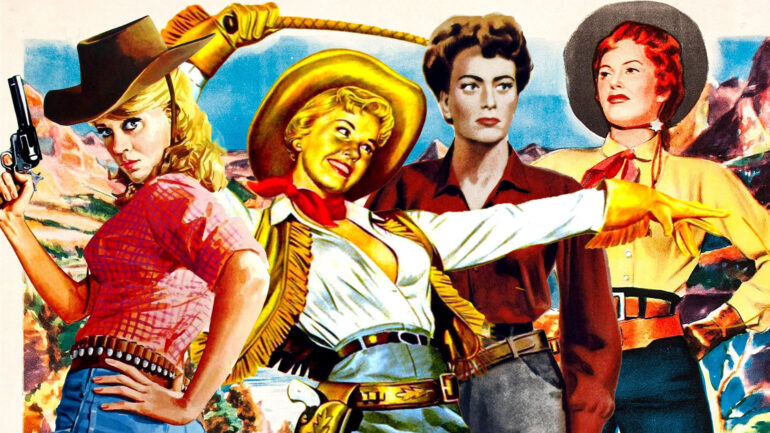 Women in Westerns Collage
