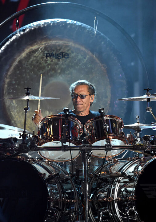 Drummer Alex Van Halen of Van Halen performs onstage during the 2015 Billboard Music Awards at MGM Grand Garden Arena on May 17, 2015 in Las Vegas, Nevada