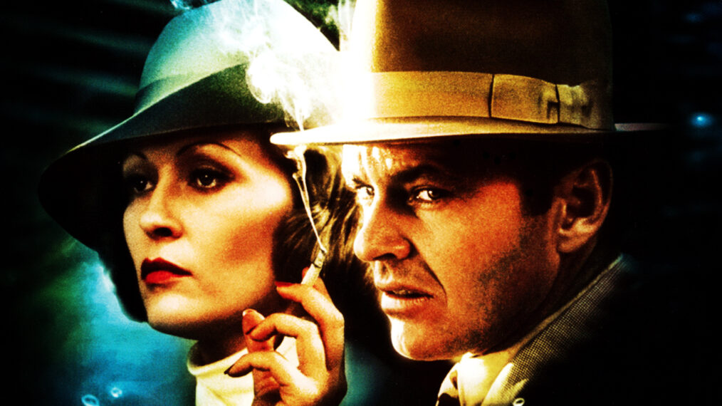 CHINATOWN, from left: Faye Dunaway, Jack Nicholson, 1974