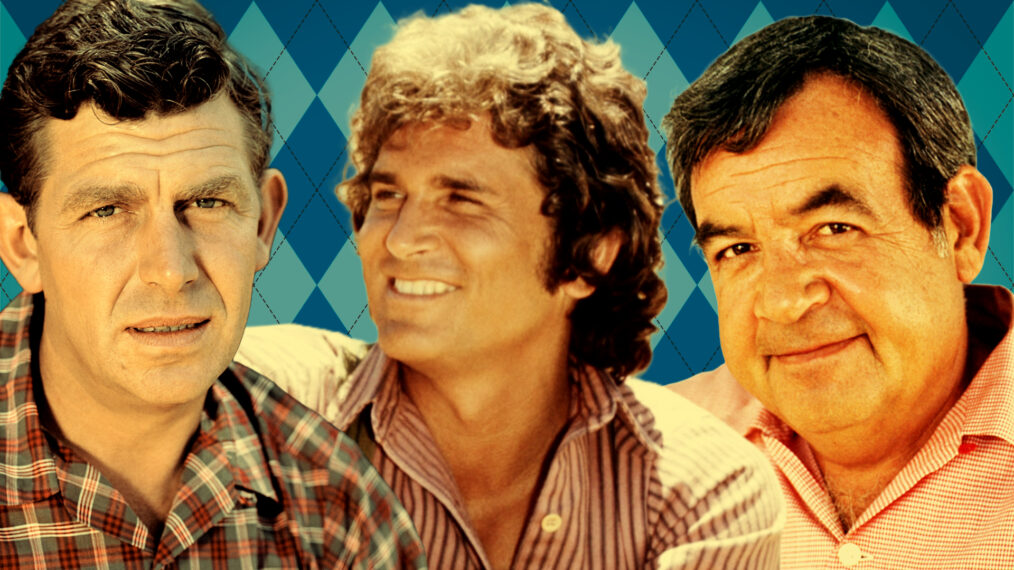 TV Dad collage with Andy Griffith, Charles Ingles and Howard Cunningham