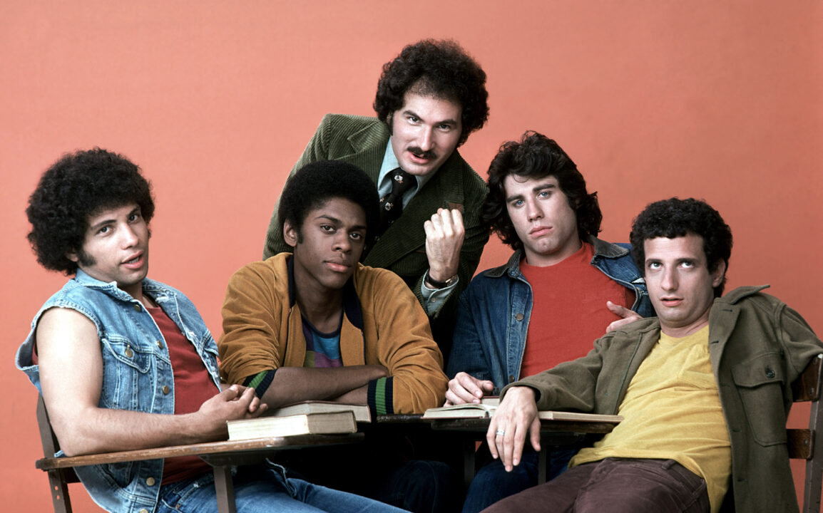 WELCOME BACK, KOTTER, Robert Hegyes, Lawrence Hilton-Jacobs, Gabe Kaplan, John Travolta, Ron Palillo, 1975-1979