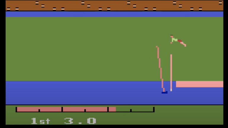 screenshot from the 1983 Atari 2600 video game