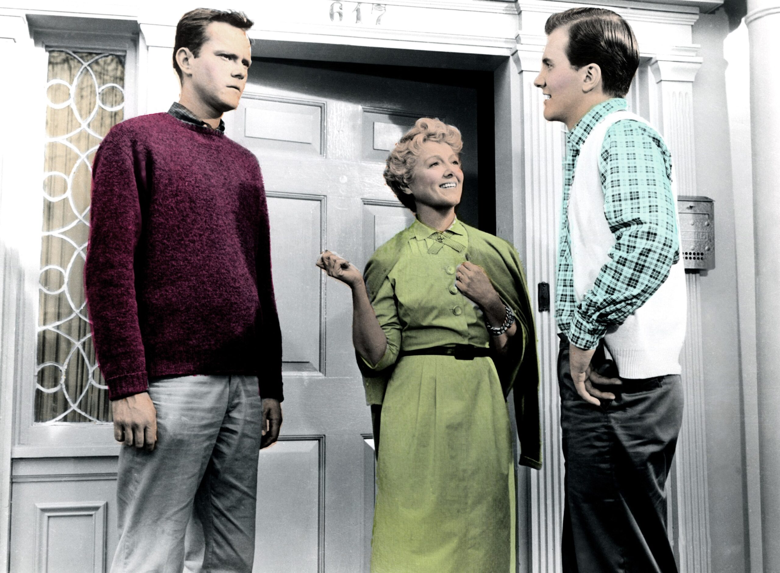 Bernardine Dick Sargent, Janet Gaynor, Pat Boone, 1957