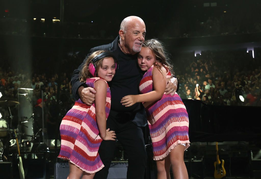 Della Rose Joel, Billy Joel and Remy Joel perform onstage during the last show of Billy Joel's residency at Madison Square Garden on July 25, 2024 in New York City