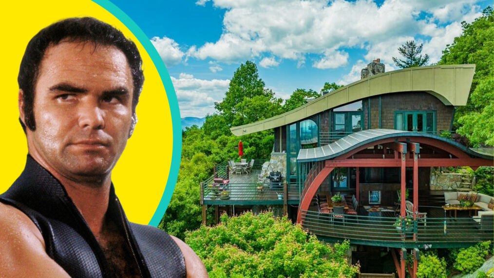 Burt Reynolds cabin collage