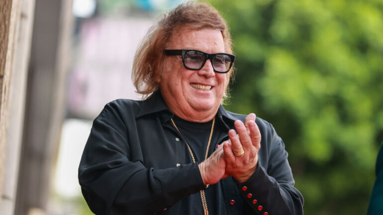 Don McClean is seen as Musician Don McLean Honored With Star On The Hollywood Walk Of Fame on August 16, 2021 in Hollywood, California