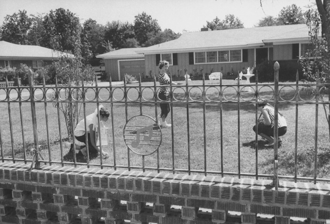 A view of the house Elvis Presley built for himself.