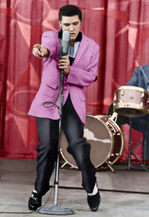 TEXACO STAR THEATRE, (aka TEXACO STAR THEATRE STARRING MILTON BERLE), Elvis Preley, (Season 8, ep. 810, aired April 3, 1956). 1948-56.