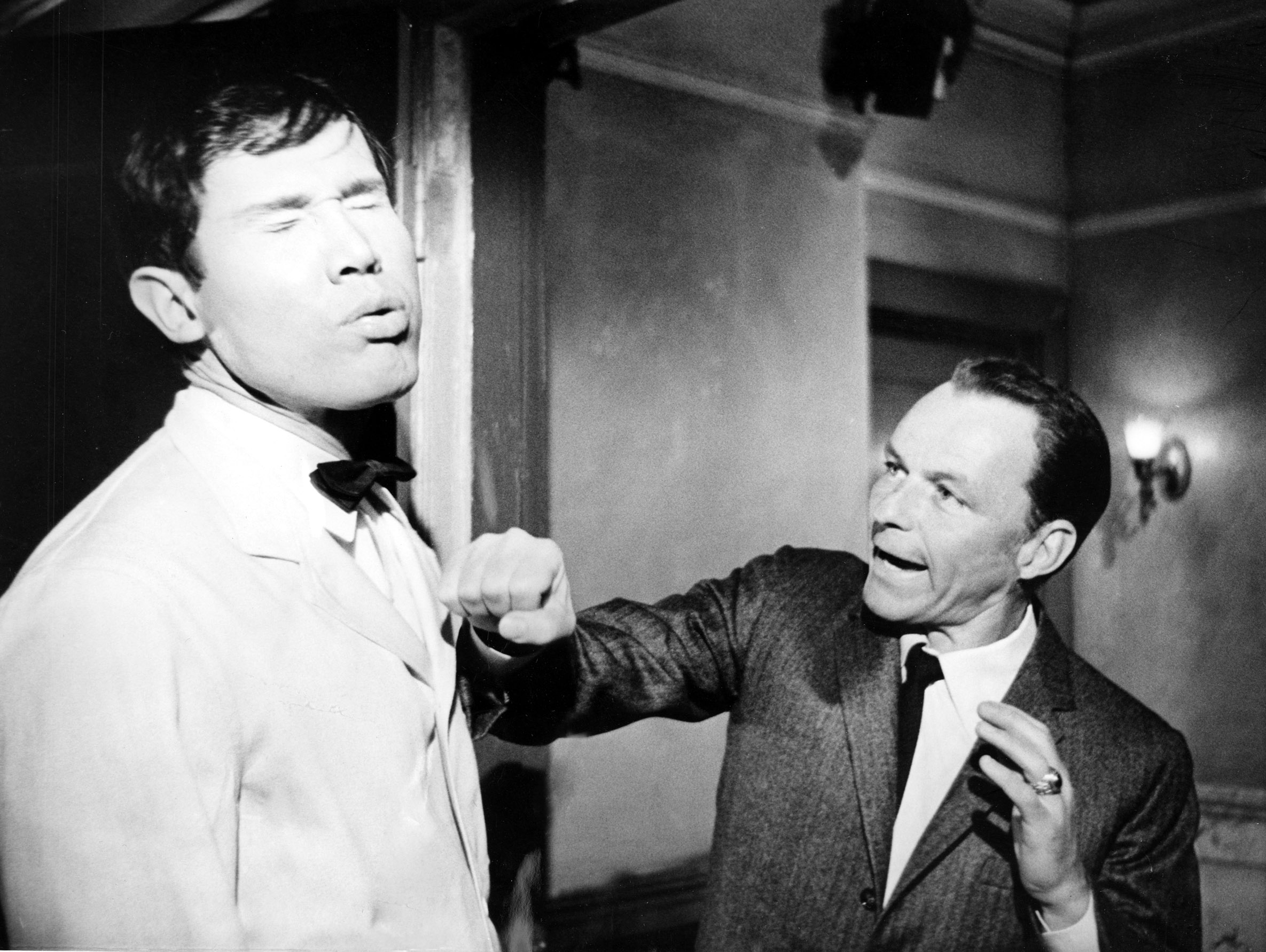 THE MANCHURIAN CANDIDATE, Henry Silva, Frank Sinatra, 1962.