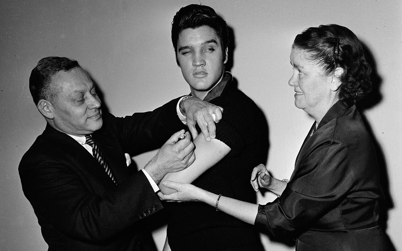 When Elvis Was Vaccinated Against Polio Backstage