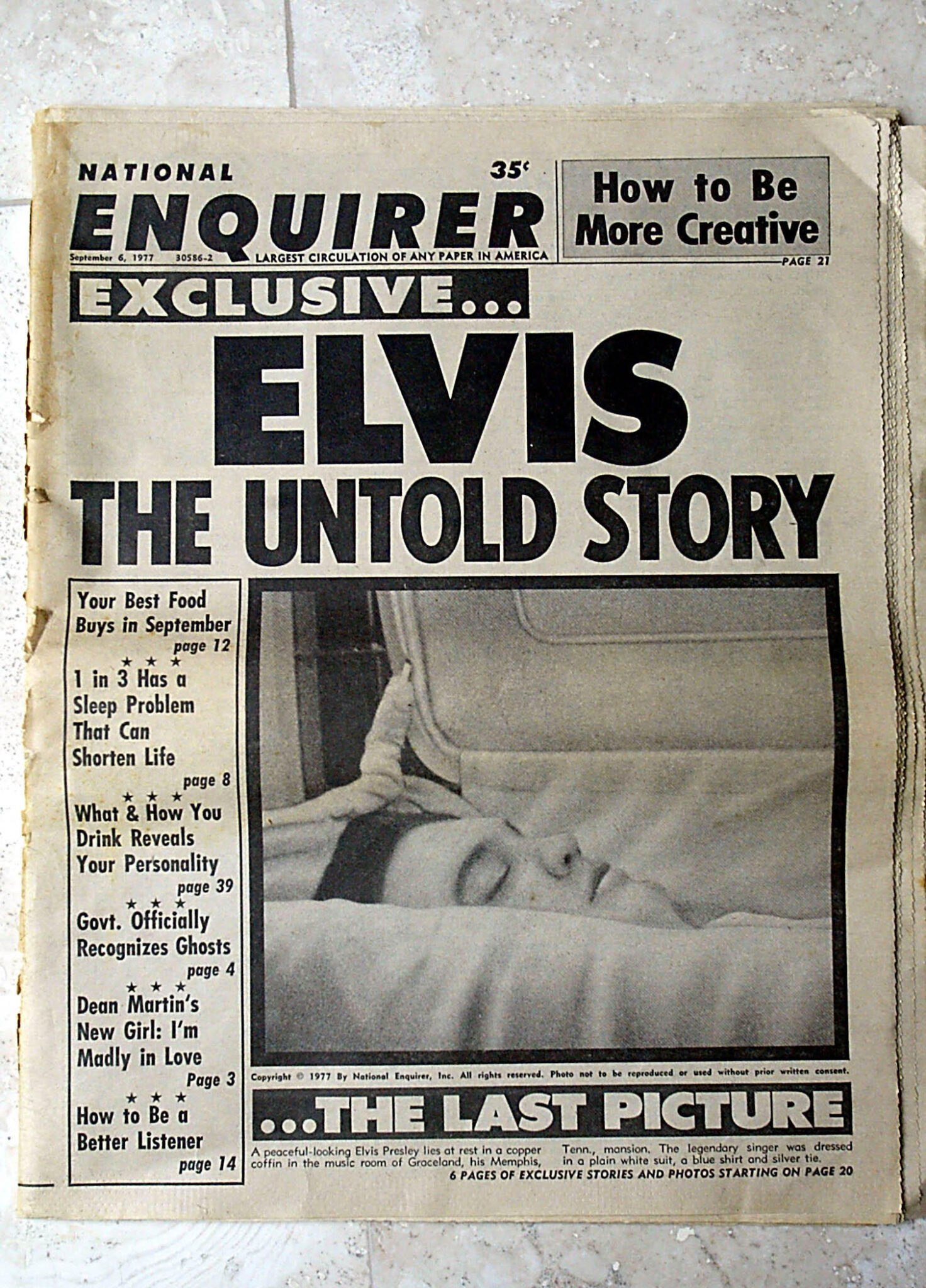 Elvis in His Coffin How ‘National Enquirer’ Pulled Off Its Biggest