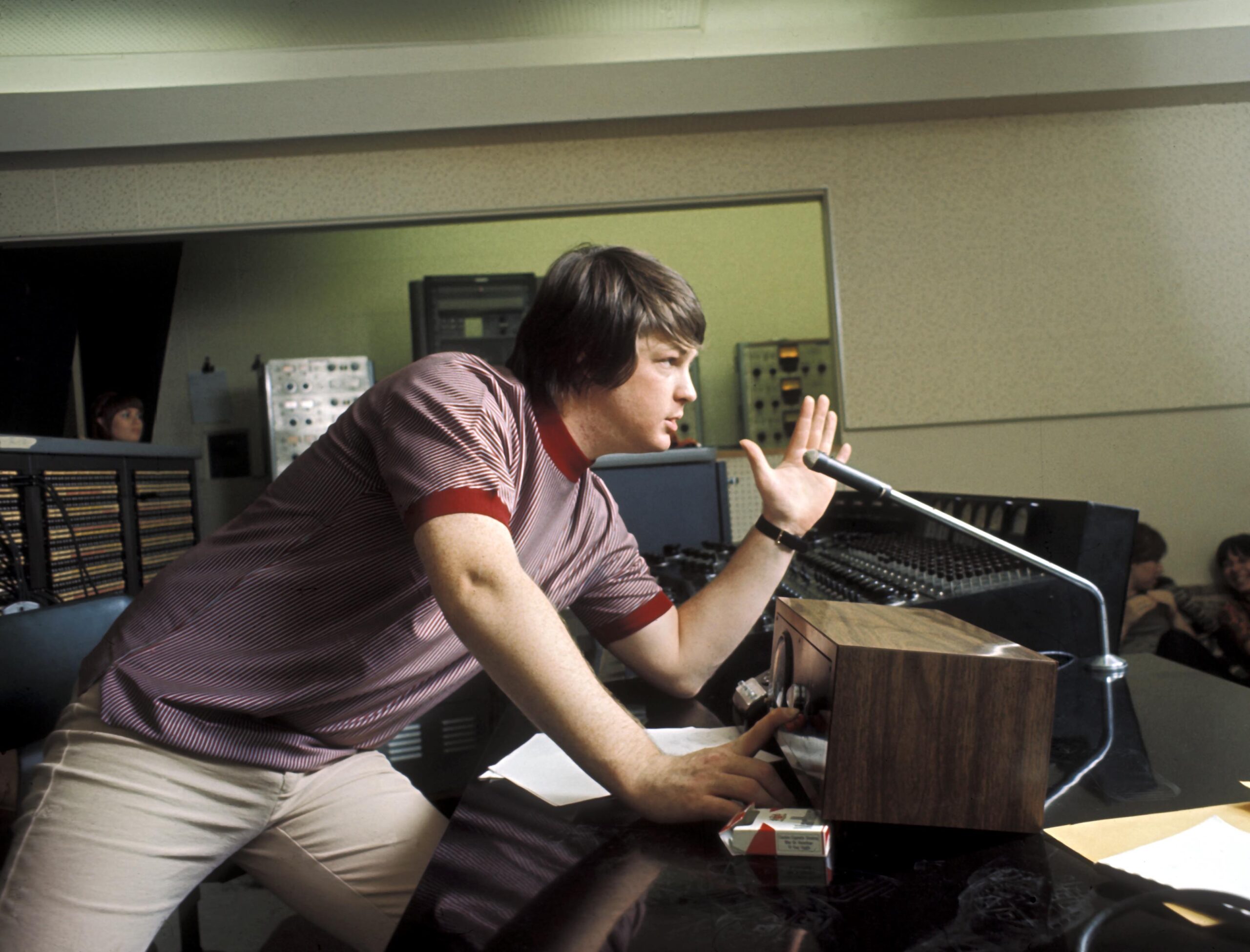LOS ANGELES - 1966: Singer and mastermind Brian Wilson of the rock and roll band 