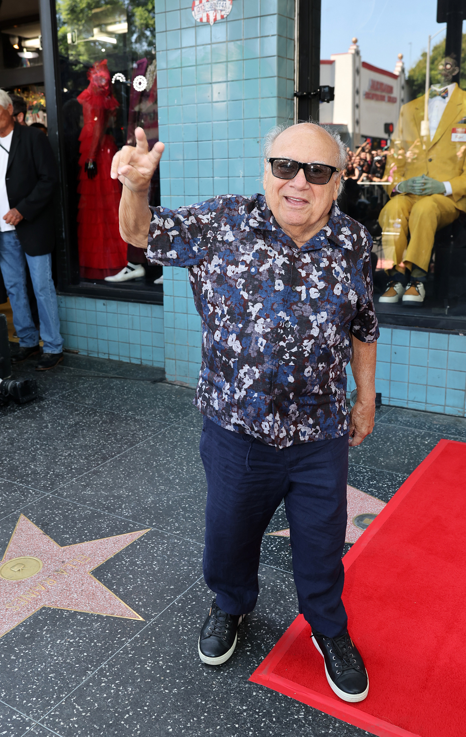 HOLLYWOOD, CALIFORNIA - SEPTEMBER 03: Danny DeVito attends Tim Burton honored with star on Hollywood Walk of Fame on September 03, 2024 in Hollywood, California.