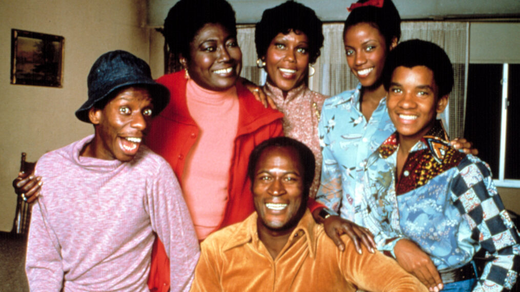 GOOD TIMES, Jimmie Walker, Esther Rolle, Ja'net, Dubois, John Amos, BernNadette Stanis, Ralph Carter, 1974-1979.