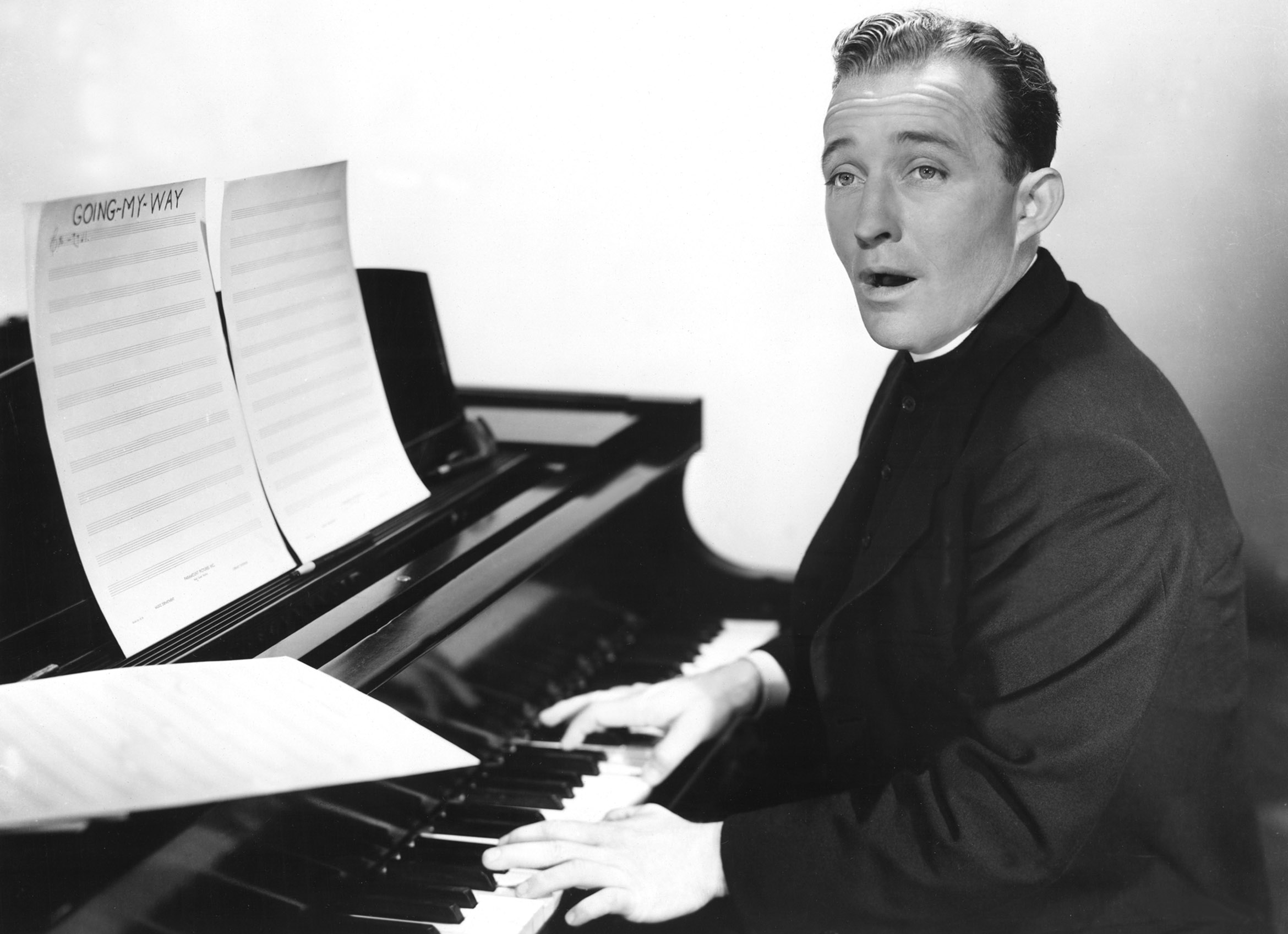 GOING MY WAY, Bing Crosby playing piano, 1944