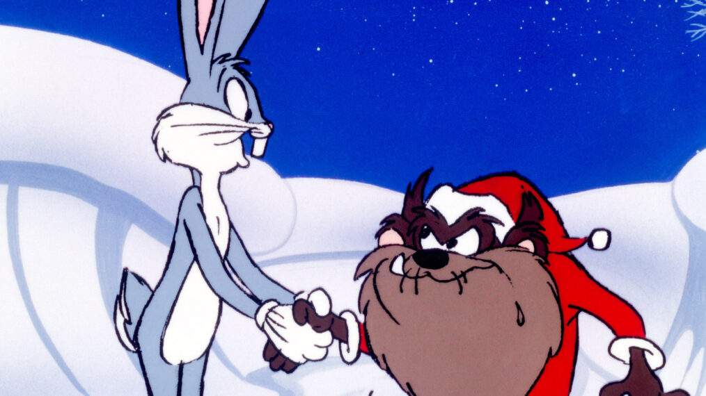 BUGS BUNNY'S LOONEY CHRISTMAS TALES, (from left): Bugs Bunny, Tasmanian Devil (as Santa Claus), 1979.