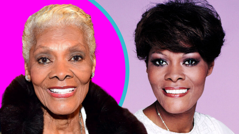 Dionne Warwick now and then collage
