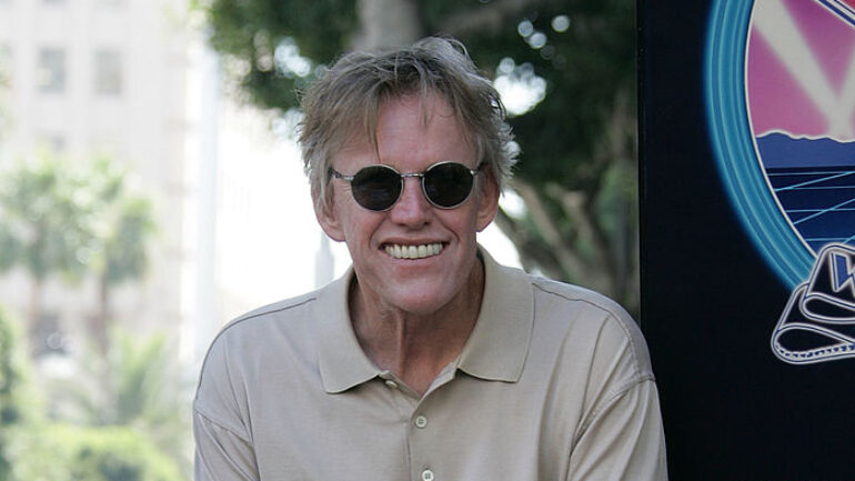 Actor Gary Busey attends the Hollywood Walk of Fame Star ceremony for actor Chris Farley, who was honored with a star posthumously, outside the Impro Olympic club on August 26, 2005 in Hollywood, California