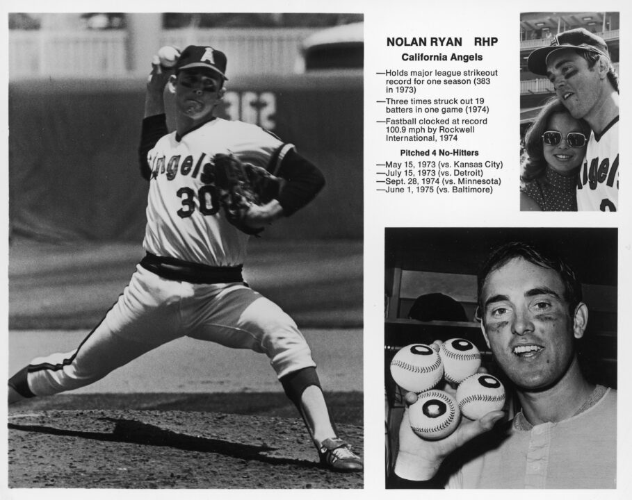Montage of highlights from the career of American baseball player Nolan Ryan, 1970s.