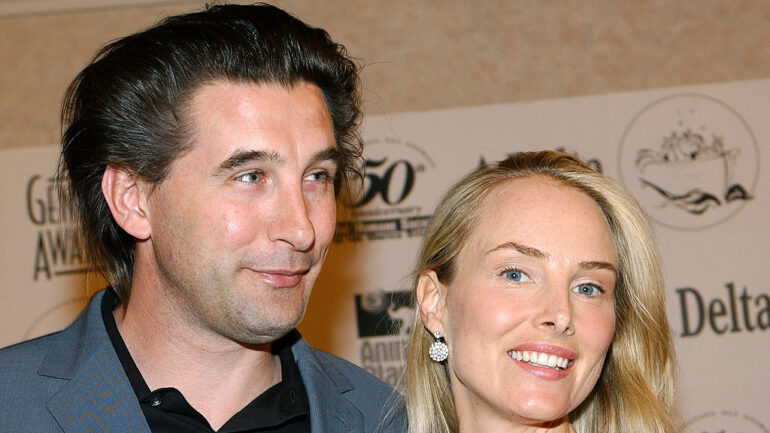Actor William Baldwin and wife, singer Chynna Phillips attend the 18th Annual Genesis Awards presented by the Humane Society of the United States on March 20, 2004 in Beverly Hills, California