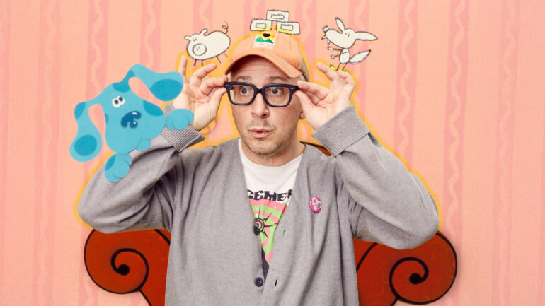 Blue's Clues Steve Burns now collage