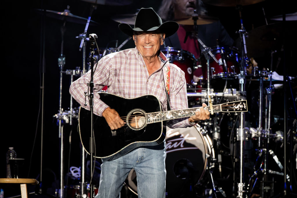 George Strait performs onstage during Austin City Limits Festival at Zilker Park on October 01, 2021 in Austin, Texas