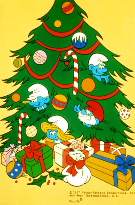SMURF BABY'S FIRST CHRISTMAS, 1987.