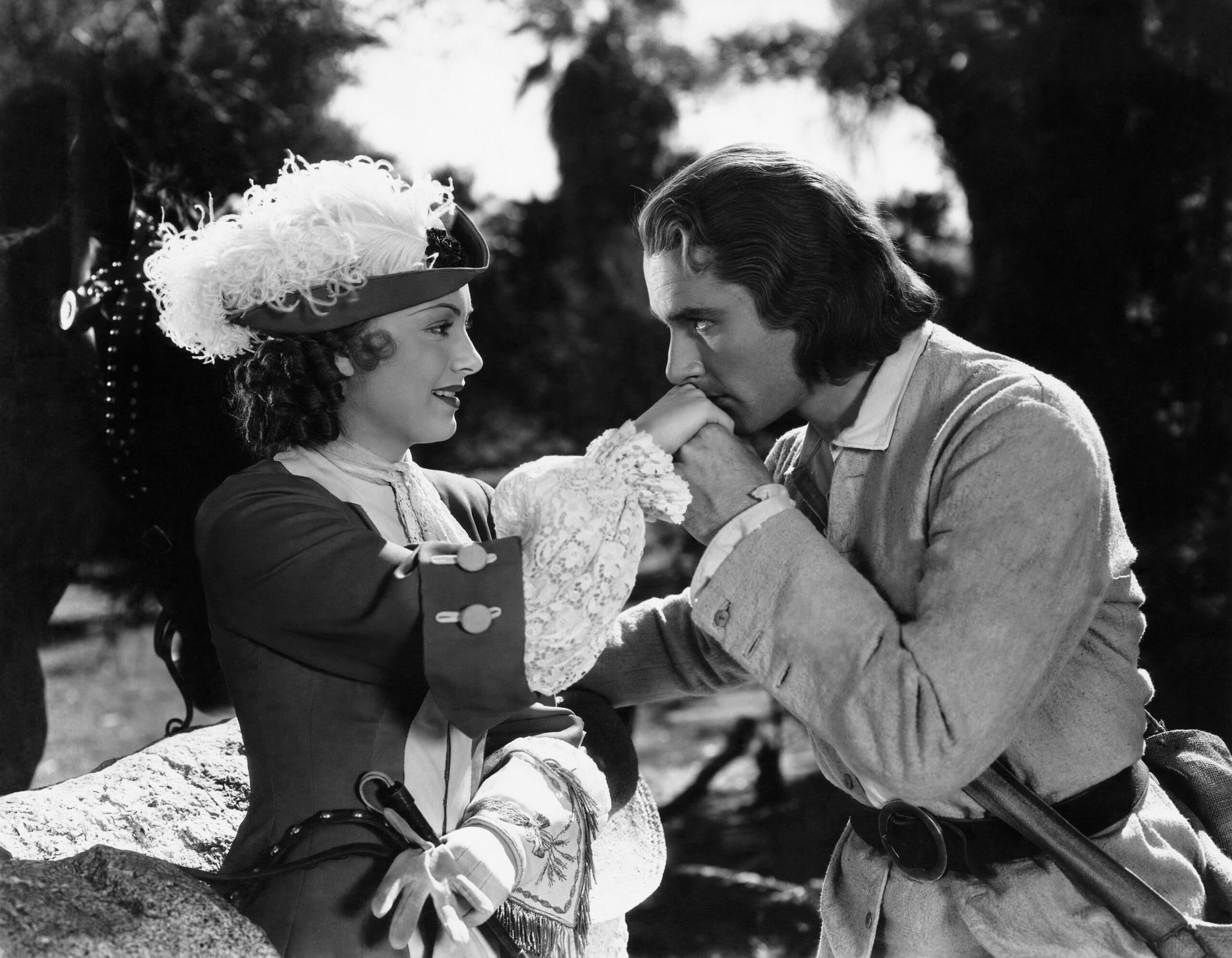 CAPTAIN BLOOD, from left, Olivia de Havilland, Errol Flynn, 1935
