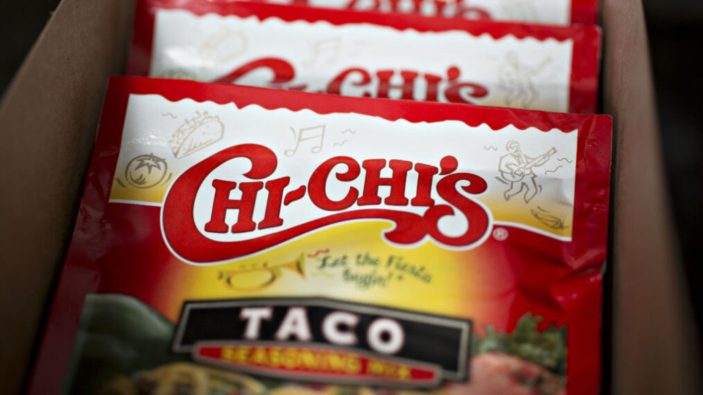 Hormel Foods Corp. Chi-Chi's brand taco seasoning is arranged for a photograph in Tiskilwa, Illinois, U.S., on Thursday, May 17, 2018. Hormel is scheduled to release earnings figures on May 24