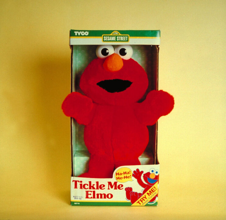 Tyco's Tickle Me Elmo doll, popular toy in short supply for Christmas demand