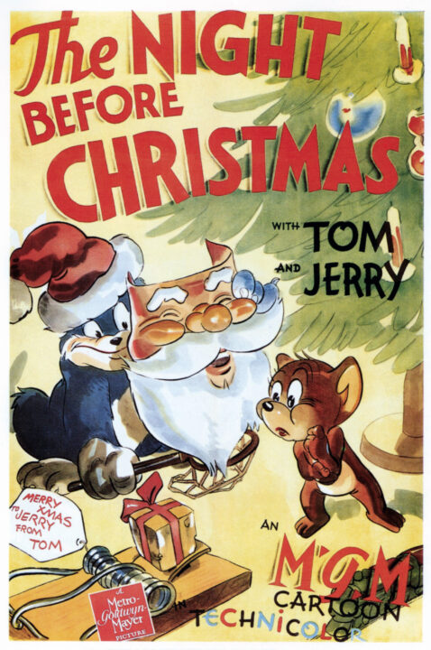 THE NIGHT BEFORE CHRISTMAS, from left: Tom and Jerry, 1941.