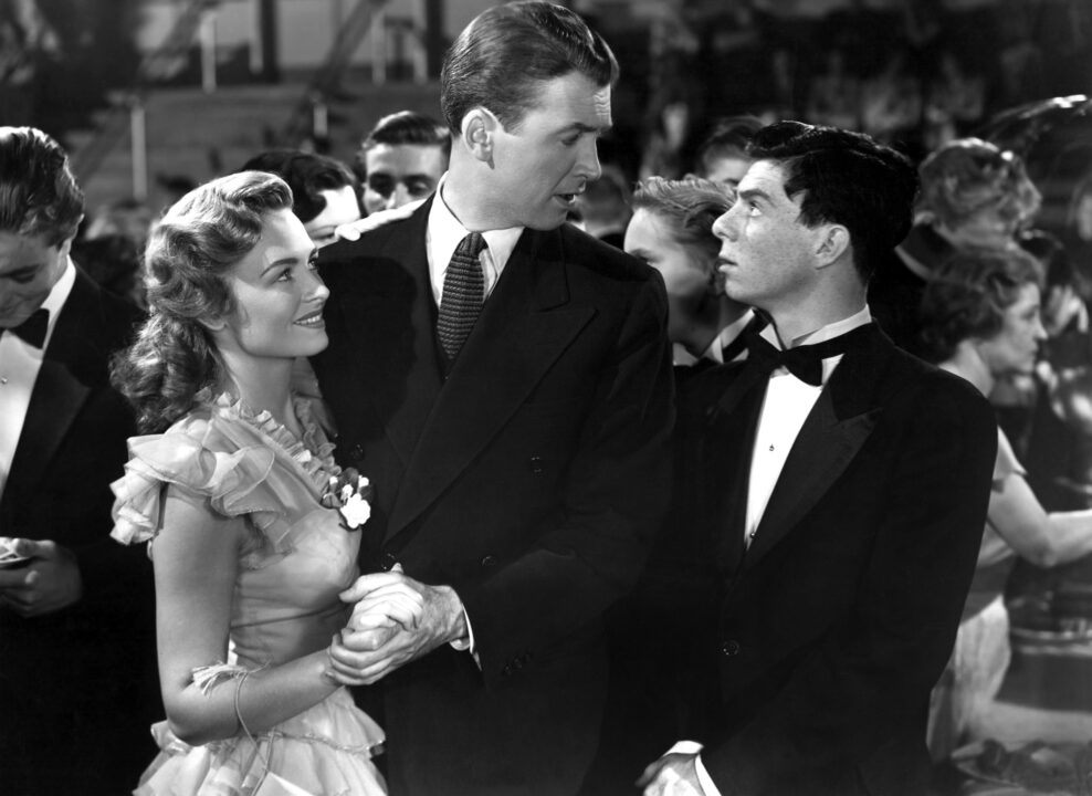 IT'S A WONDERFUL LIFE, Donna Reed, James Stewart, Carl 'Alfalfa' Switzer, 1946