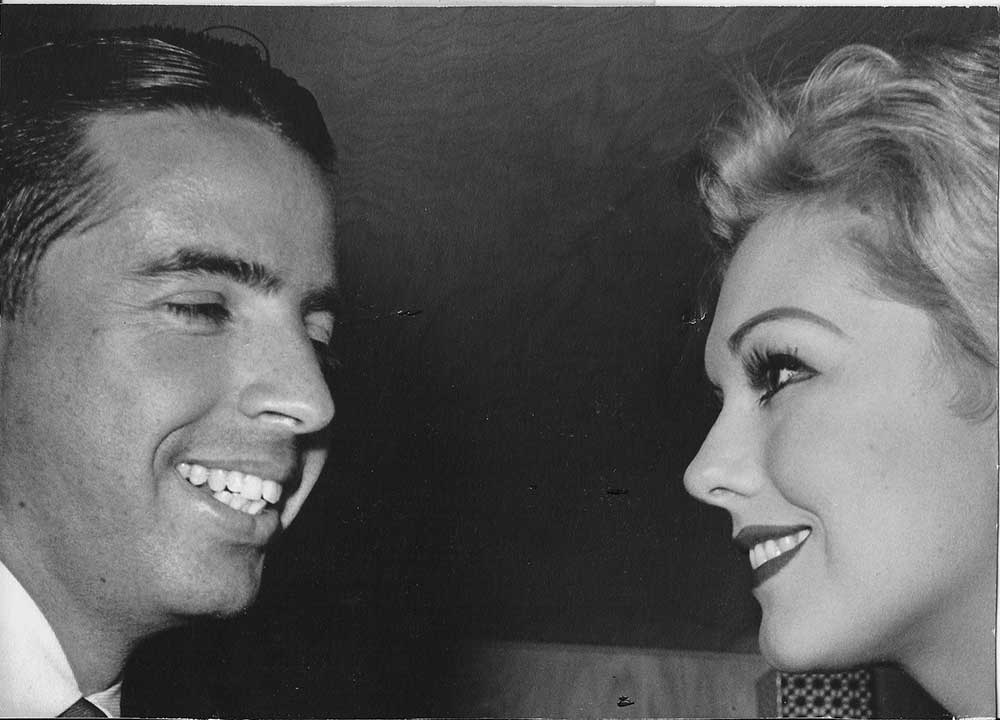 Norman Brokaw and Kim Novak
