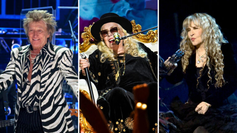 FireAid performers Rod Stewart Joni Mitchell Stevie Nicks