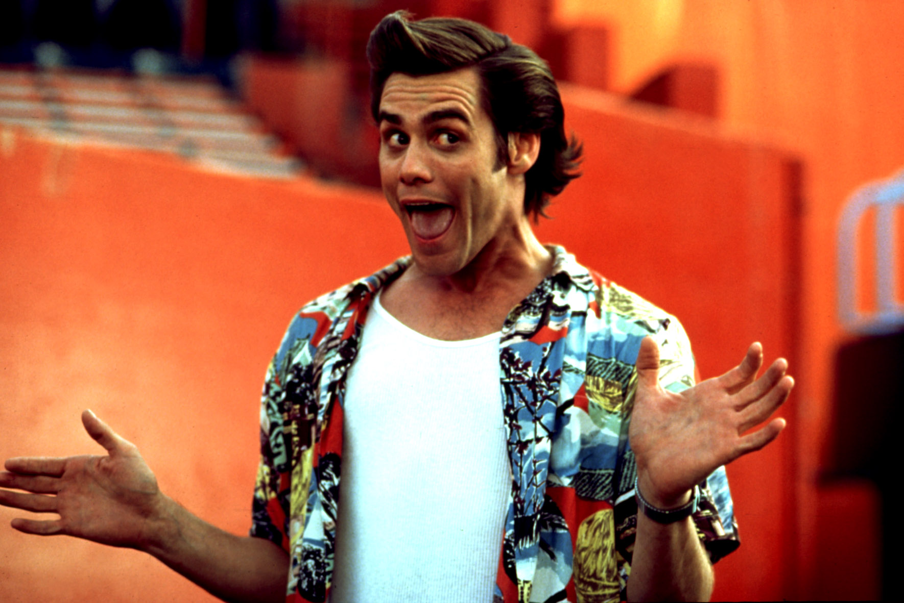 ACE VENTURA: PET DETECTIVE, Jim Carrey, 1994.