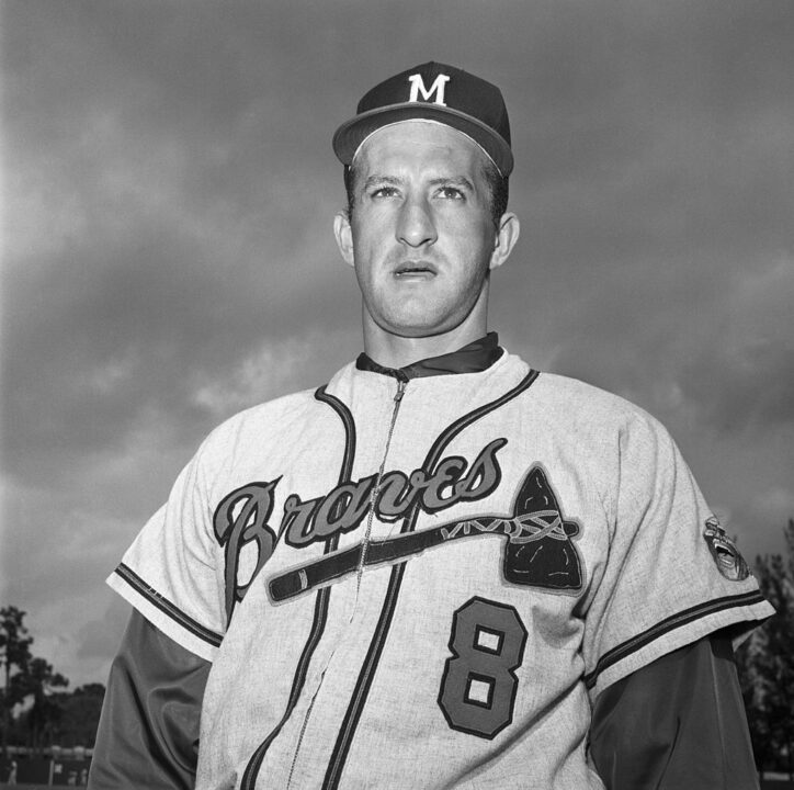 Bob Uecker, Milwaukee Braves catcher.