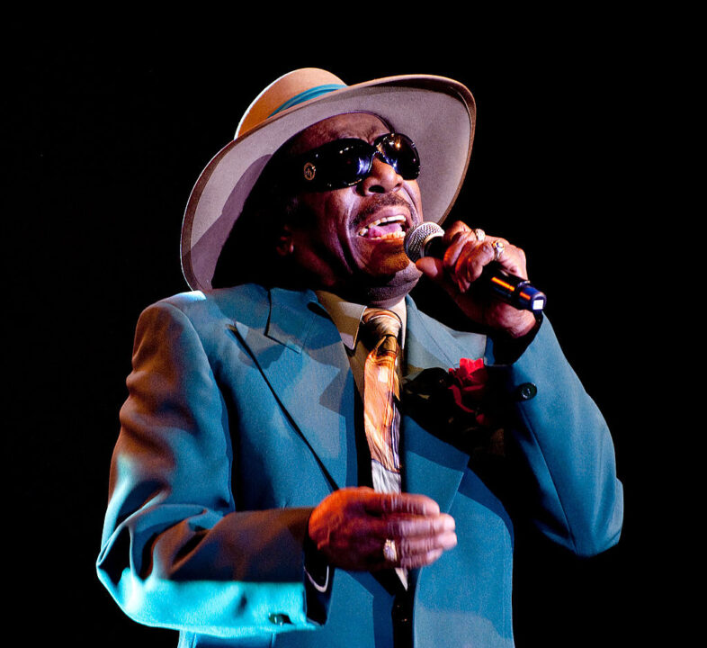 Soul singer Brenton Wood performs on stage at Route 66 Casino�s Legends Theater on January 2, 2010 in Albuquerque, New Mexico. Wood earned three Top 40 hits during 1967 including "Gimme Little Sign" that reached #9