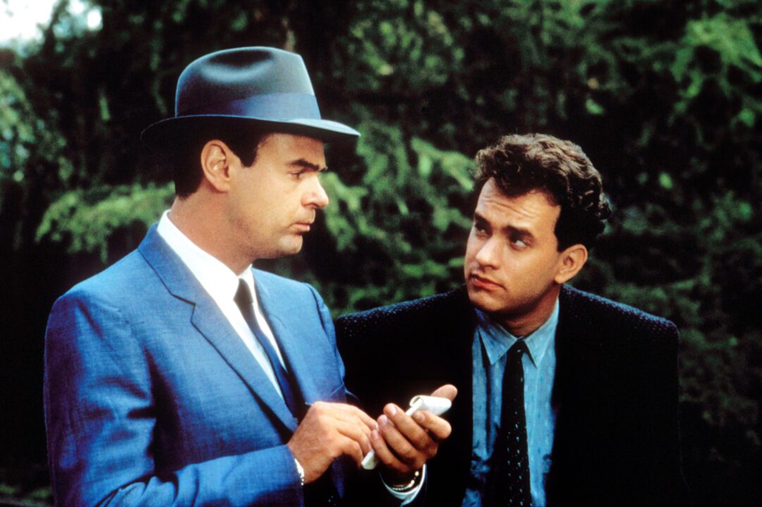 DRAGNET, from left: Dan Aykroyd, Tom Hanks, 1987,