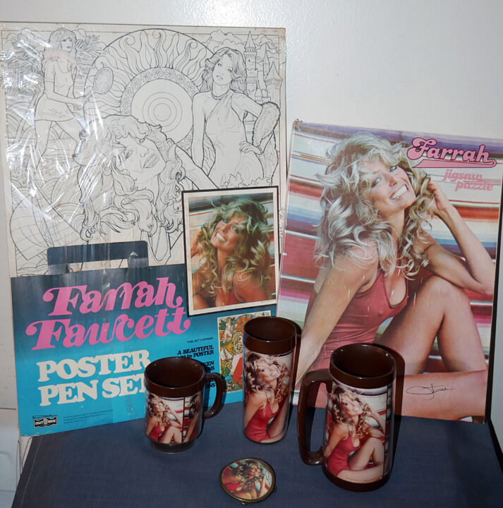 Farrah poster collectibles MIke Pingel personal collection