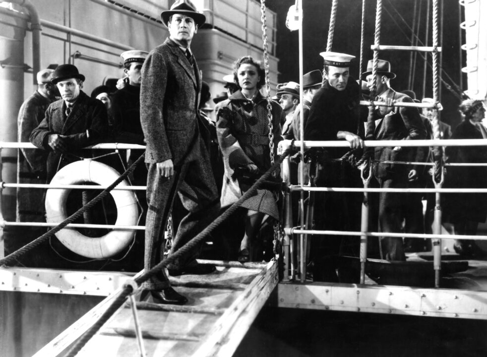 FOREIGN CORRESPONDENT, Joel McCrea, Laraine Day, 1940