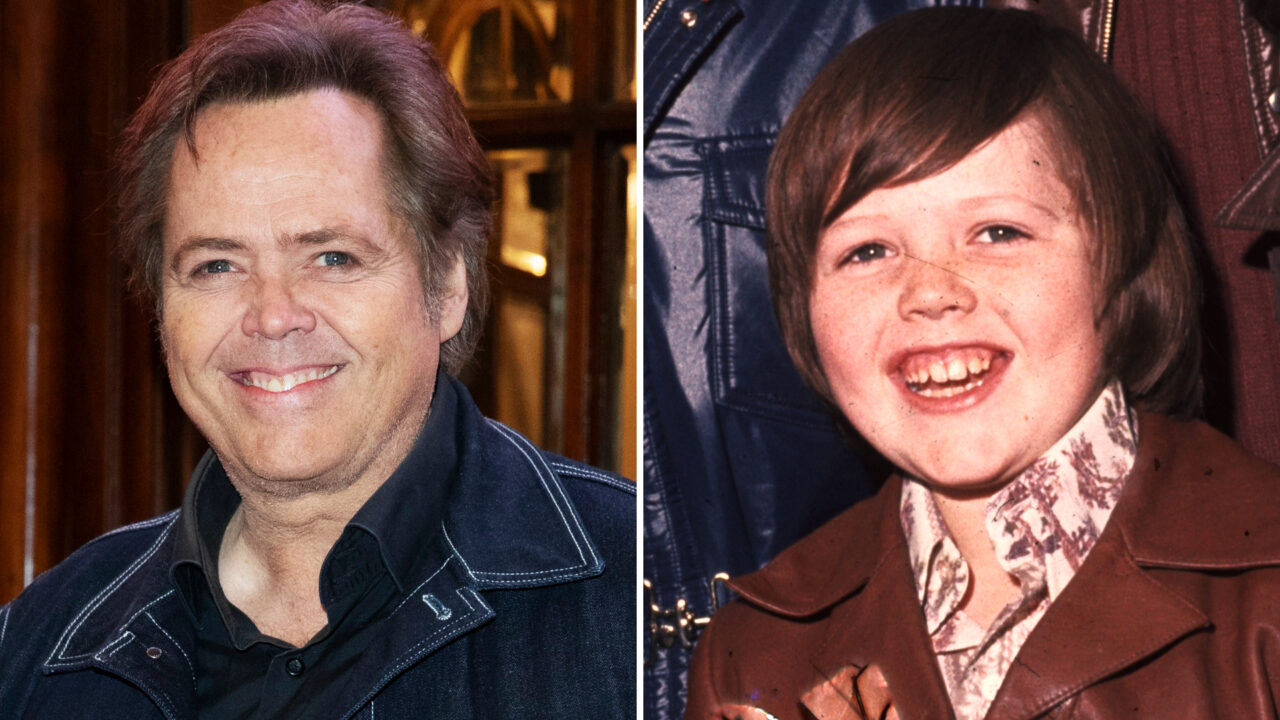 Jimmy Osmond then and now