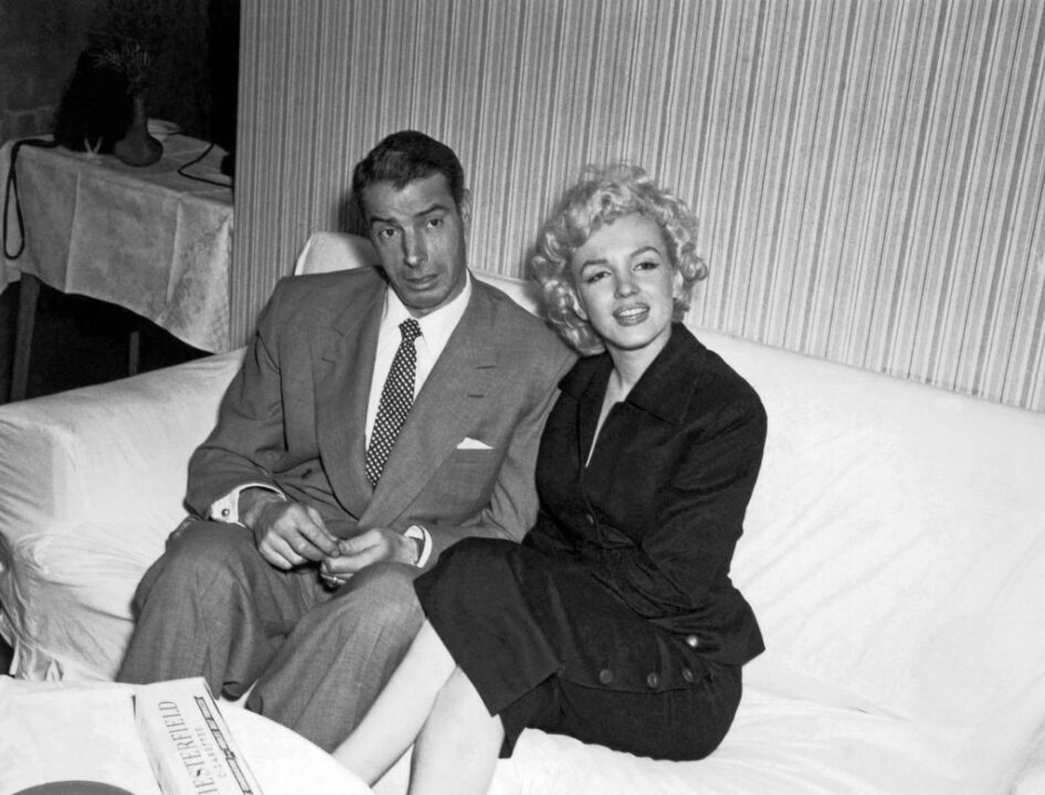 Marilyn Monroe and Joe DiMaggio, circa 1954
