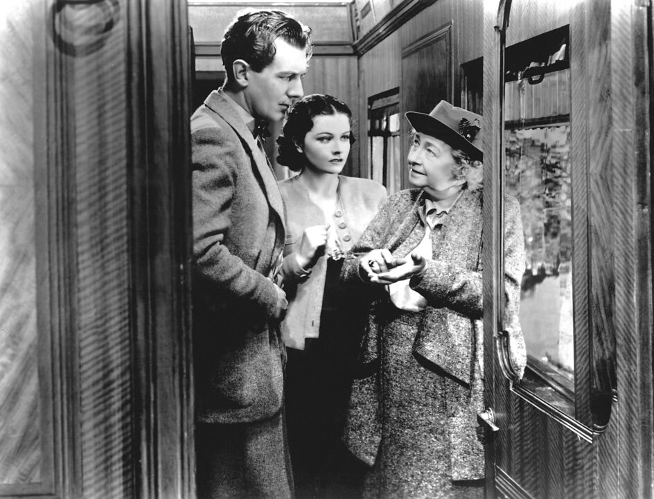 THE LADY VANISHES, Michael Redgrave, Margaret Lockwood, Dame May Whitty, 1938
