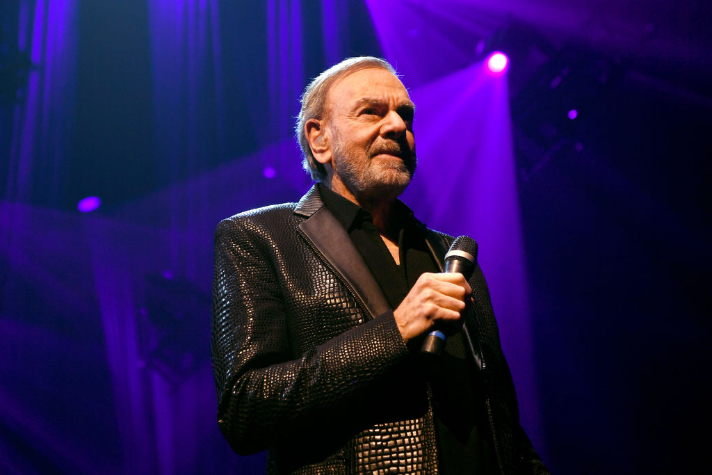 Neil Diamond performs onstage at the 24th annual Keep Memory Alive 'Power of Love Gala' benefit for the Cleveland Clinic Lou Ruvo Center for Brain Health at MGM Grand Garden Arena on March 07, 2020 in Las Vegas, Nevada