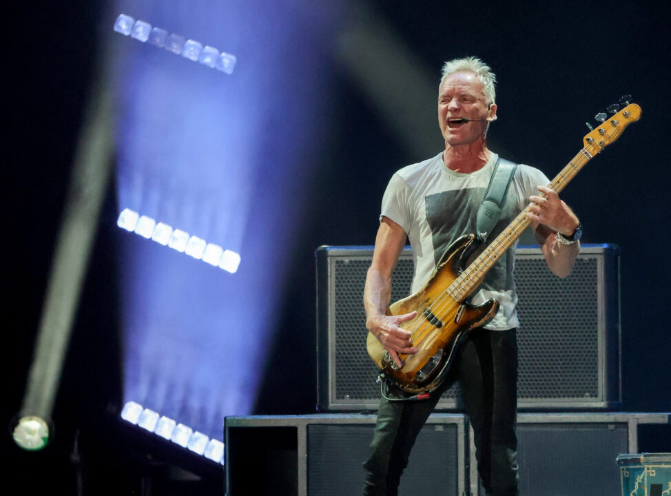LAS VEGAS, NEVADA - NOVEMBER 09: (EDITORIAL USE ONLY) Sting performs at Allegiant Stadium on November 09, 2024 in Las Vegas, Nevada.