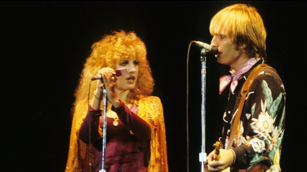 1981: Musicians Tom Petty & Stevie Nicks perform onstage in 1981